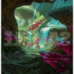 MTG Ikoria: Lair of Behemoths "Zagoth Triome" Wall Scroll