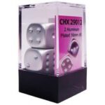 Chessex Specialty Dice Sets - Aluminum-Plated Metallic 16mm d6 with pips Pair (2)