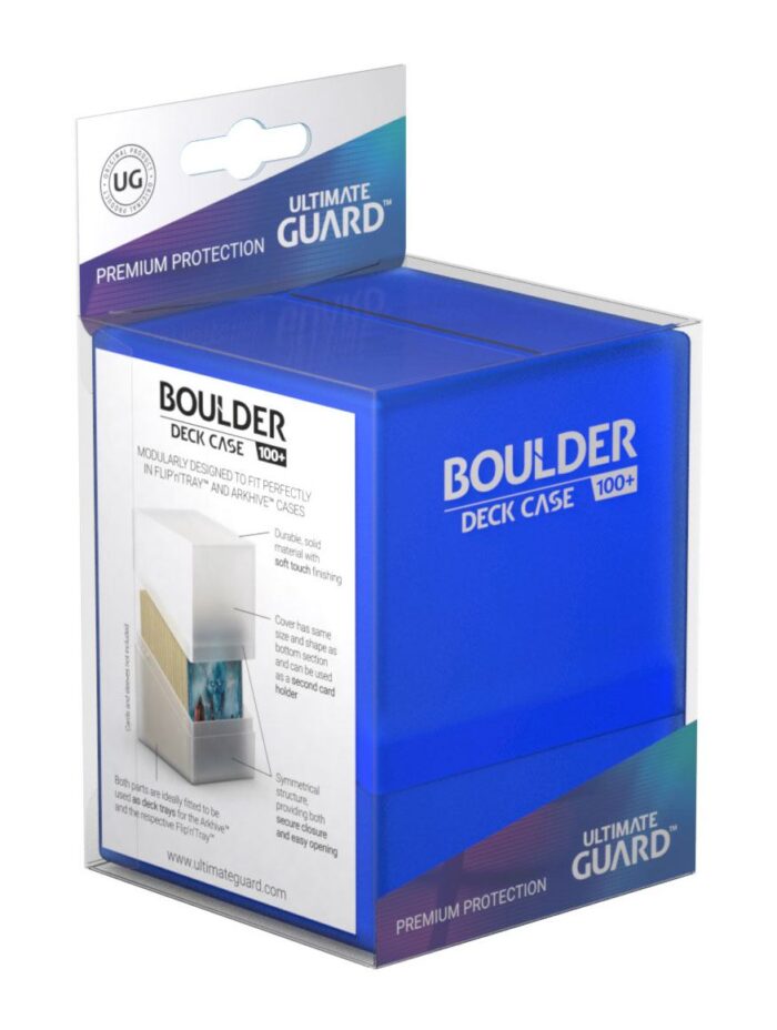 Ultimate Guard Boulder™ Deck Case 100+ Standard Size Sapphire - Image 4