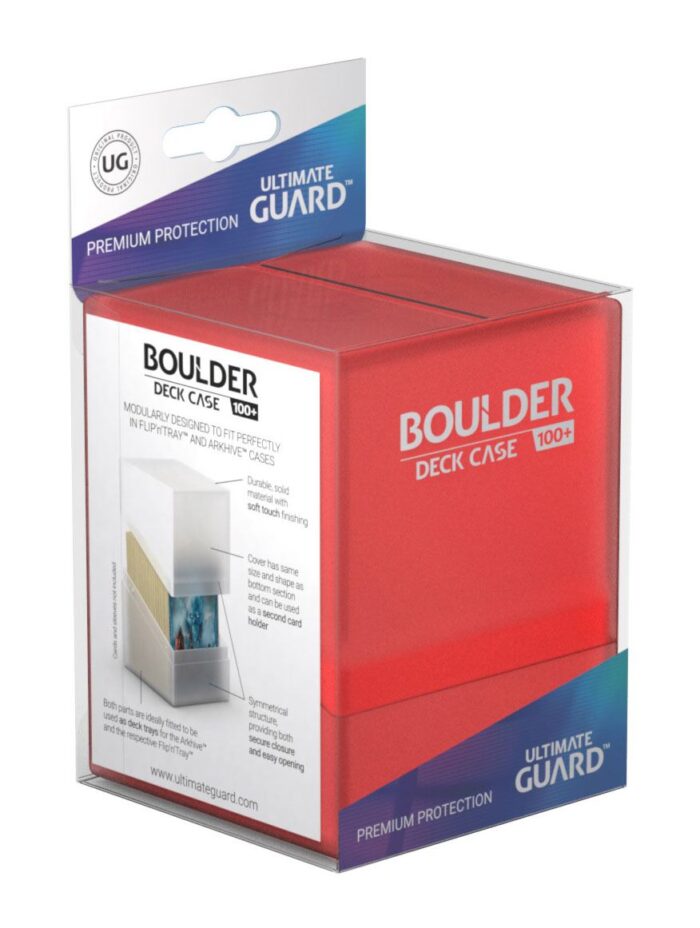 Ultimate Guard Boulder™ Deck Case 100+ Standard Size Ruby - Image 3