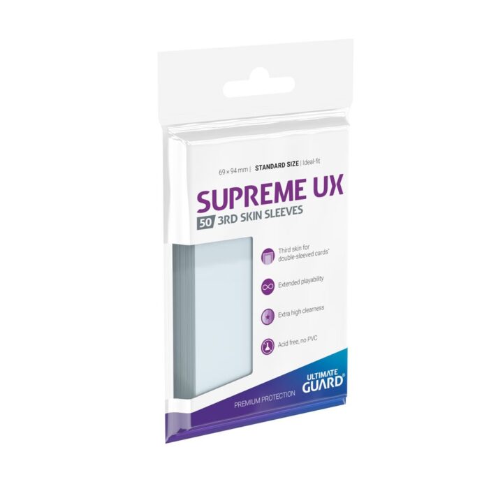 Ultimate Guard SUPREME UX 3RD Skin Sleeves - Standard Size - Ideal Fit 69x94 (50) - Image 2
