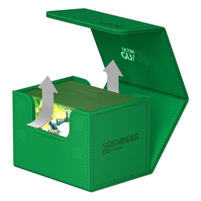 Ultimate Guard Sidewinder™ 100+ XenoSkin™ Monocolor Green - Image 2