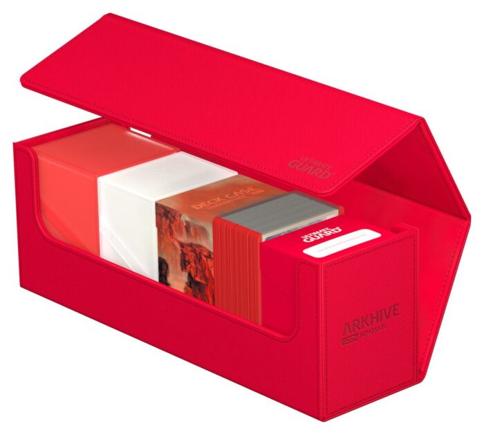 Ultimate Guard Arkhive™ 400+ Standard Size XenoSkin™  Monocolor Red - Image 5