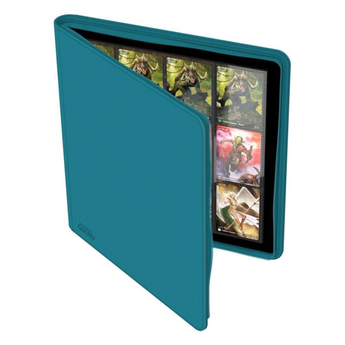Ultimate Guard Zipfolio 480 - 24-Pocket XenoSkin (Quadrow) - Petrol Blue - Image 4