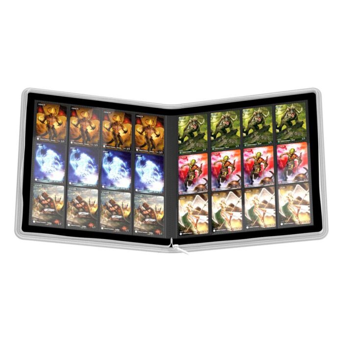 Ultimate Guard Zipfolio 480 - 24-Pocket XenoSkin (Quadrow) - White - Image 3