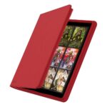 Ultimate Guard Zipfolio 480 - 24-Pocket XenoSkin (Quadrow) - Red - Image 3