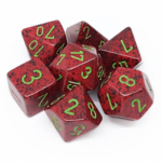 Chessex Speckled Polyhedral 7-Die Set - Strawberry