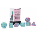 Gemini Polyhedral Gel Green-Pink/blue Luminary 7-Die Set