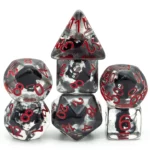 Polyhedral  7-Die Set - Bat Edition