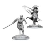 Magic the Gathering Unpainted Miniatures Kaito Shizuki & The Wanderer