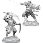 Magic the Gathering Unpainted Miniatures Raiyuu & Isshin