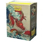 Dragon Shield Brushed Art Sleeves - The Great Wave (100 Sleeves)