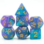 WoD - Orion serie - Lightblue/Purple mix (Dice Set)