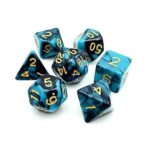 WoD - Basic serie - Turquoise/Black (Dice Set)