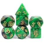 WoD - Basic serie - Green/Black (Dice Set)