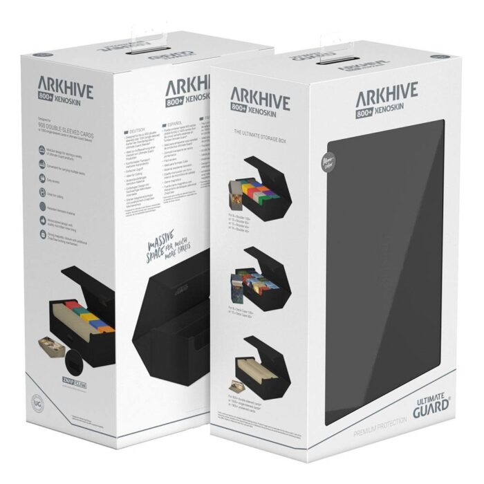 Ultimate Guard Arkhive 800+ XenoSkin Monocolor Black - Image 2