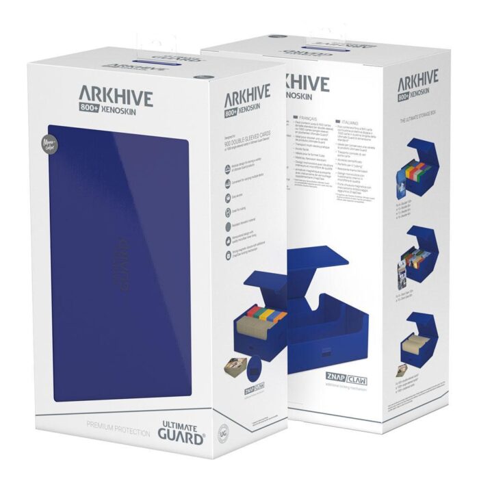Ultimate Guard Arkhive 800+ XenoSkin Monocolor Blue - Image 2