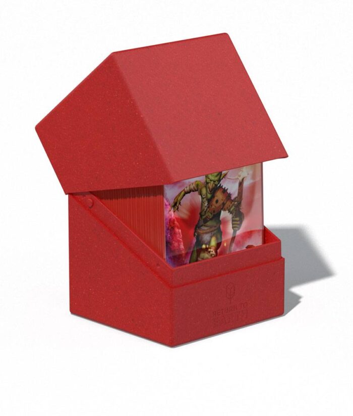 Ultimate Guard Return To Earth Boulder Deck Case 100+ Standard Size Red - Image 2