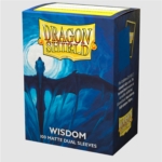 Dragon Shield Standard size Matte Dual Sleeves - Wisdom (100 Sleeves)