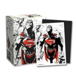 Dragon Shield Standard size License Sleeves - Superman Core (Red/White Variant) (100 Sleeves)