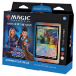Magic: The Gathering Doctor Who Commander Deck – Timey-Wimey (100-Card Deck, 2-Card Collector Booster Sample Pack + Accessories)