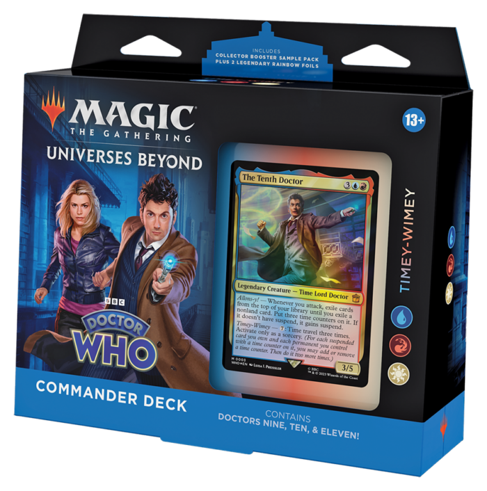 Magic: The Gathering – Commander Deck Doctor Who – Paradox Power – 100 Cartes, Boosters, Anglais