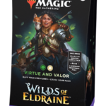 Magic: The Gathering Wilds of Eldraine Commander Deck - Virtue and Valor (100-Card Deck, 2-Card Collector Booster Sample Pack + Accessories)