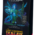 Magic: The Gathering The Lost Caverns of Ixalan Commander Deck - Explorers of the deep (100-Card Deck, 2-Card Collector Booster Sample Pack + Accessories)