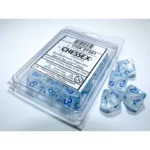 Chessex Borealis Polyhedral Icicle/light blue Luminary 10 D10-Die Set
