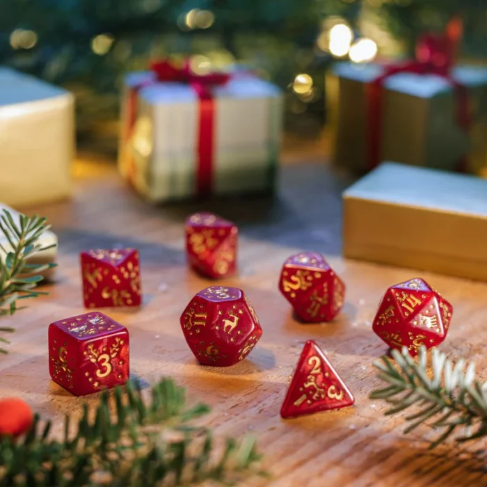 Christmas Dice Set Reindeer - Image 2