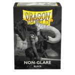 DRAGON SHIELD SLEEVES - MATTE NONGLARE STANDARD SIZE - BLACK V2
