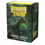 Dragon Shield Standard size Matte Sleeves - Forest Green (100 Sleeves)
