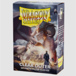 Dragon Shield Standard size Outer Sleeves - Matte Clear (100 Sleeves)