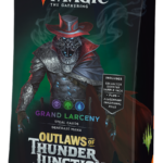 Magic: The Gathering Outlaws of Thunder Junction Commander Deck - Grand Larceny (100-Card Deck, 2-Card Collector Booster Sample Pack + Accessories)