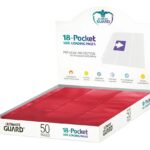 Ultimate Guard 18-Pocket Pages Side-Loading Red (50)