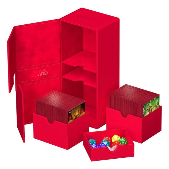 Ultimate Guard Twin Flip`n`Tray 266+ Xenoskin Red - Image 2