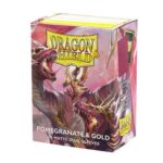 Dragon Shield Standard Matte Dual Sleeves Pomegranate & Gold (100 Sleeves)