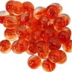 Chessex Gaming Glass Stones in Tube - Catseye Red (40)