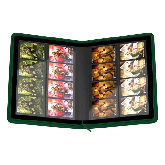 Ultimate Guard Zipfolio 320 16-Pocket Xenoskin - Green – Bild 2