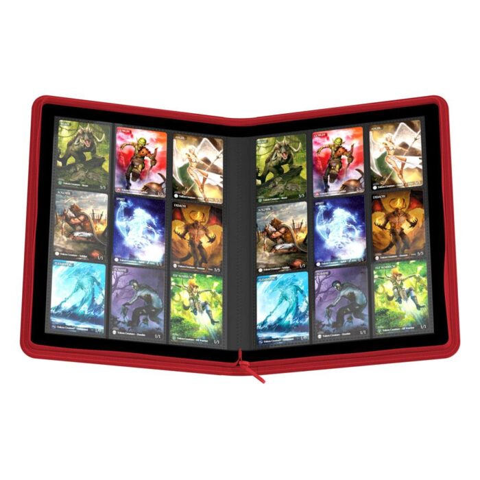 Ultimate Guard Zipfolio 360 18-Pocket Xenoskin - Red - Image 2