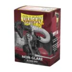 Dragon Shield Matte Non-Glare Sleeves - Blood Red (100 Sleeves)