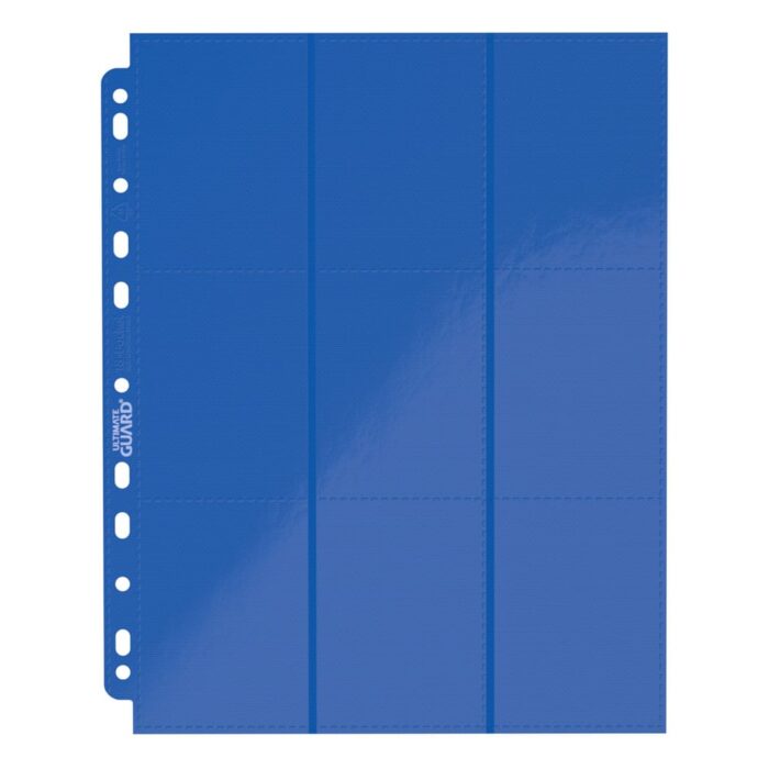 Ultimate Guard 18-Pocket Pages Side-Loading (10) - Blue - Image 2