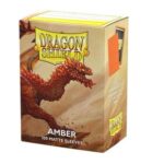 Dragon Shield Standard Matte Sleeves - Amber (100 Sleeves)
