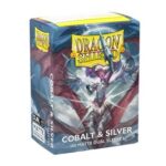 Dragon Shield Standard Matte Dual Sleeves Cobalt & Silver (100 Sleeves)