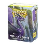 Dragon Shield Sleeves - Standard size - Matte Dual - Nebula & Silver (100 Sleeves)