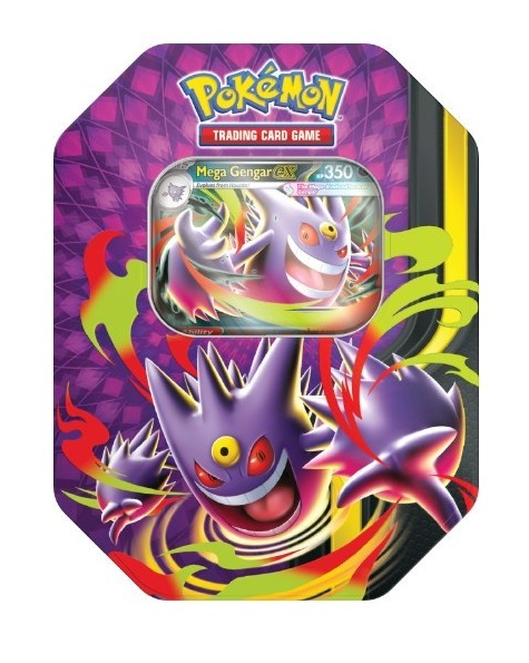 0123 Pokémon TCG: Mega moonlit Tin - Mega Gengar ex - EN - Image 1