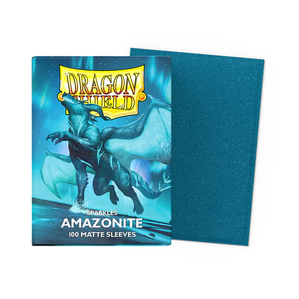 IMG_3288 DRAGON SHIELD SLEEVES - MATTE STANDARD SIZE - AMAZONITE (100 SLEEVES) - Image 1