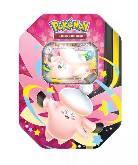 letöltés (3) Pokémon TCG: Mega moonlit Tin - Mega Clefable ex - EN - Image 1