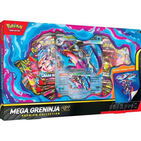 294573-1-pokemon-tcg-mega-greninja-ex-premium-collection-1782899922860991 Pokemon TCG: Ascended Heroes - Mega Emboar ex Box - Image 1