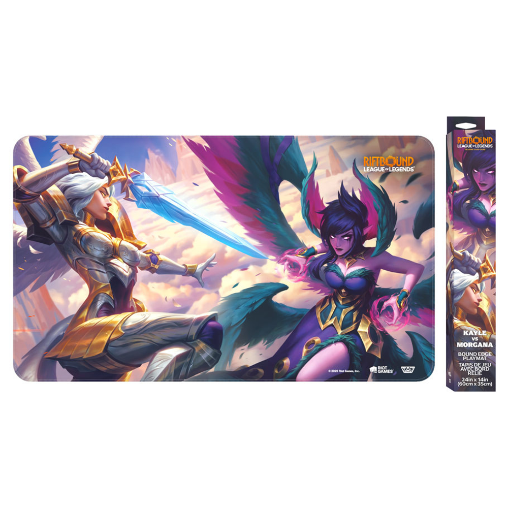 UVSRB04PM04 Riftbound: League of Legends TCG – Vendetta Playmat (Kayle vs Morgana) - Image 1